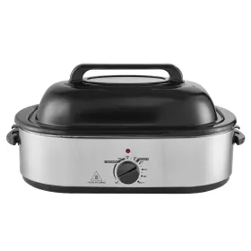 Electric Roaster Oven, 18 QT Turkey Roaster Oven with Self-Basting Lid, 1450W Roaster Oven with Defrost & Warm Function