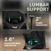 Ergonomic High Back Mesh Office Chair with Adjustable Headrest & Lumbar Support, Breathable Mesh Desk Chair with Padded Seat