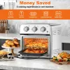 Family Size Air Fryer Toaster Oven Combo, 13QT, 360° Hot Air Circulation for Healthy Oil-Free Cooking, Multifunctional Convection
