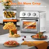 Family Size Air Fryer Toaster Oven Combo, 13QT, 360° Hot Air Circulation for Healthy Oil-Free Cooking, Multifunctional Convection