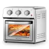 Family Size Air Fryer Toaster Oven Combo, 13QT, 360° Hot Air Circulation for Healthy Oil-Free Cooking, Multifunctional Convection