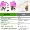 Grow Lights for Indoor Plants, iMounTEK 80W 80 LEDs Plant Lights with Red Blue Full Spectrum 10 Dim Levels