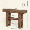 Console Brown Table 41.3 in x 11.8in x 31.5in