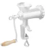 Manual Meat Grinder, Heavy Duty Cast Iron Hand Meat Grinder with Steel Table Clamp, Sausage Maker
