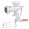 Manual Meat Grinder, Heavy Duty Cast Iron Hand Meat Grinder with Steel Table Clamp, Sausage Maker