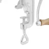 Manual Meat Grinder, Heavy Duty Cast Iron Hand Meat Grinder with Steel Table Clamp, Sausage Maker