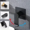 CERYPSA Matte Black Bathroom Waterfall Wall Mount Sink Faucet