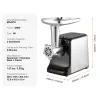 Meat Grinder, 3 Lbs/Min Capacity Electric Meat Grinders with Blade, Grinding Plate, Sausage Maker