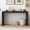 Modern Style Console Table made of Paulownia Solid Wood Veneer, Suitable for Foyer, Living Room, or Entryway