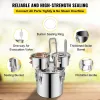Moonshine Still Distiller 3Gal 12L Stainless Steel Water Distiller Copper Tube with Circulating Pump Home Brewing Kit