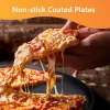 PSQL35A 1300W Pizza Furnace 2 Set Fan Cooling Pizza Furnace 12 inch Electric Pizza Oven DoubleTemperature Control Red Pizza Machine
