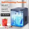PSZ6D Automatic Ice Maker-Home & Outdoor Camping Ice Maker with Bullet Ice Technology. 12kg/day capacity, PVC material (BPA-free)