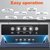 PSZ6D Automatic Ice Maker-Home & Outdoor Camping Ice Maker with Bullet Ice Technology. 12kg/day capacity, PVC material (BPA-free)