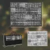 Black and White Reversible Outdoor Rug