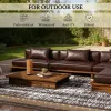 Black and White Reversible Outdoor Rug