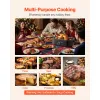 Roaster Oven, 18QT Fast-Cooking Turkey Roaster, 150-450 Fahrenheit Adjustable Temp Turkey Oven with Self-Basting Lid