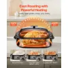 Roaster Oven, 18QT Fast-Cooking Turkey Roaster, 150-450 Fahrenheit Adjustable Temp Turkey Oven with Self-Basting Lid