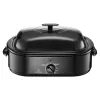 Roaster Oven, 18QT Fast-Cooking Turkey Roaster, 150-450 Fahrenheit Adjustable Temp Turkey Oven with Self-Basting Lid