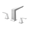 Silver Roman Tub Faucet, 3 Hole Waterfall Bathtub Faucet, Bath Tubs Faucets Set with 2 Handles