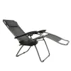 Set of 2 Zero Gravity Lounge Chairs, Outdoor Patio Folding Recliners, Gray