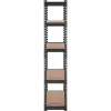 5-Tier Adjustable, 2000 lbs Capacity, Heavy Duty Garage Shelves Metal Organizer Utility Rack, Black, 30" L x 12" W x 60" H