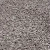 Grey Super Soft Polyester Shag Area Rug 5x7