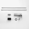 Stainless Steel Waterfall Spout Bathroom Faucet, Single Handle Bathroom Vanity Sink Faucet