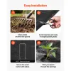 Weed Barrier Fabric Heavy Duty, 2 Packs 3x50FT 3.2oz Weed Blocker Fabric, Woven Landscape Fabrics