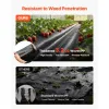 Weed Barrier Fabric Heavy Duty, 2 Packs 3x50FT 3.2oz Weed Blocker Fabric, Woven Landscape Fabrics