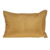 14" X 20" Beige Cotton Throw Pillow